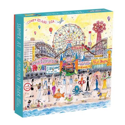 Puzzle Summer at the Amusement Park by Michael Storrings 500 piezas