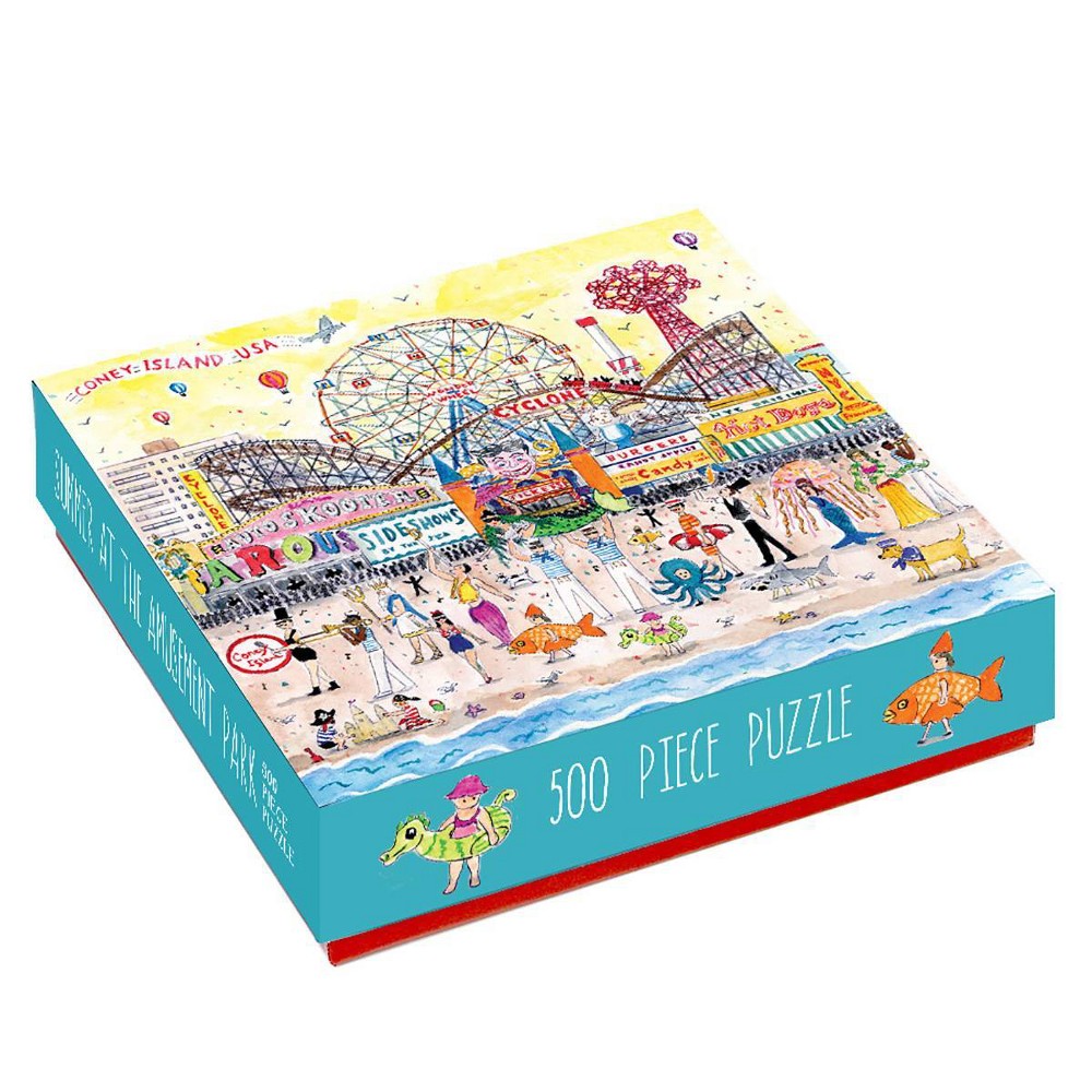 Puzzle Summer at the Amusement Park by Michael Storrings 500 piezas 2