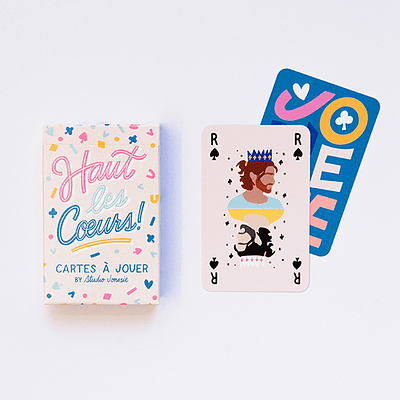 Juego de cartas “Haut les Coeurs” Studio Jonesie