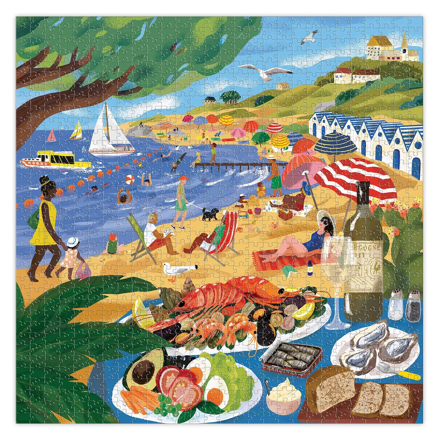 Puzzle Beach Umbrellas 1.000 piezas 2