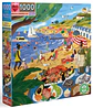 Puzzle Beach Umbrellas 1.000 piezas - vignette 1