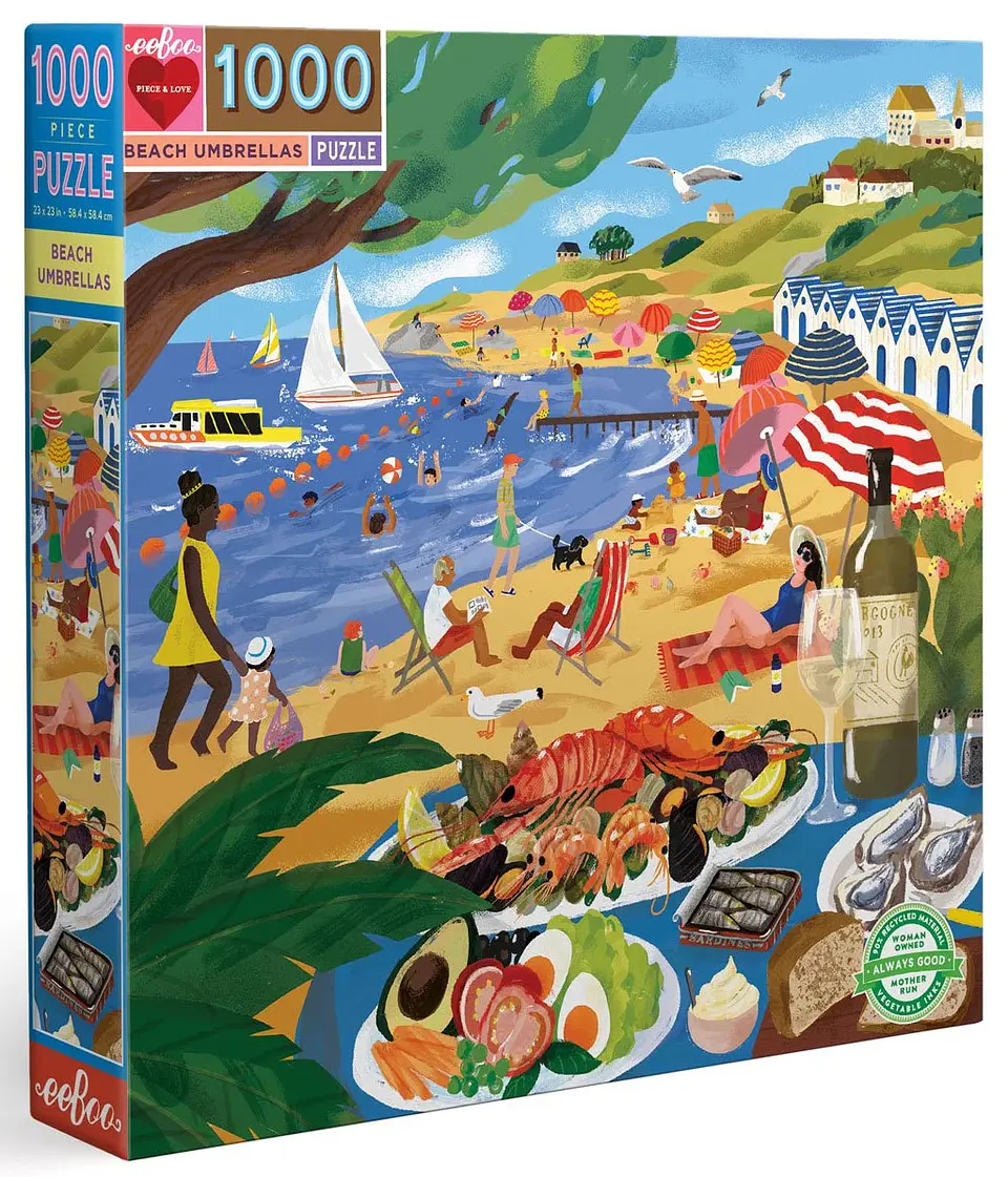 Puzzle Beach Umbrellas 1.000 piezas 1