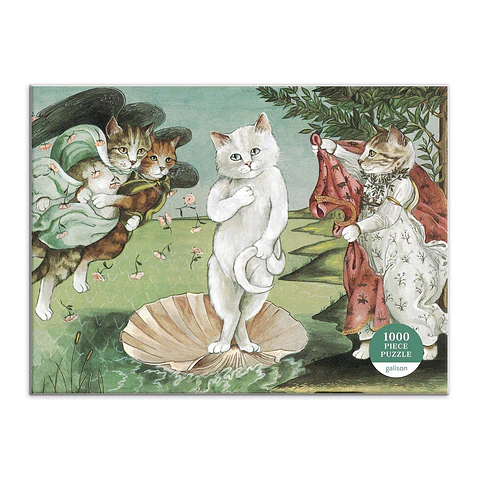 Puzzle Birth of Venus Meowsterpiece of Western Art 1.000 piezas