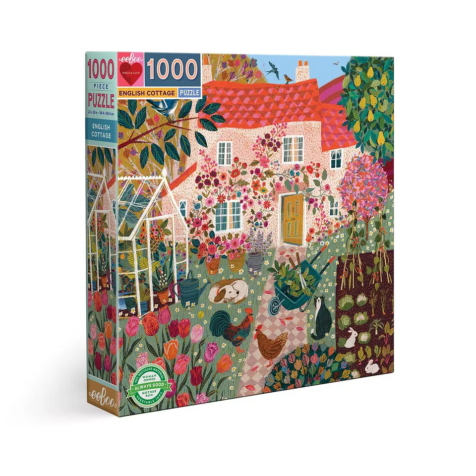 Puzzle English Cottage 1.000 piezas  1