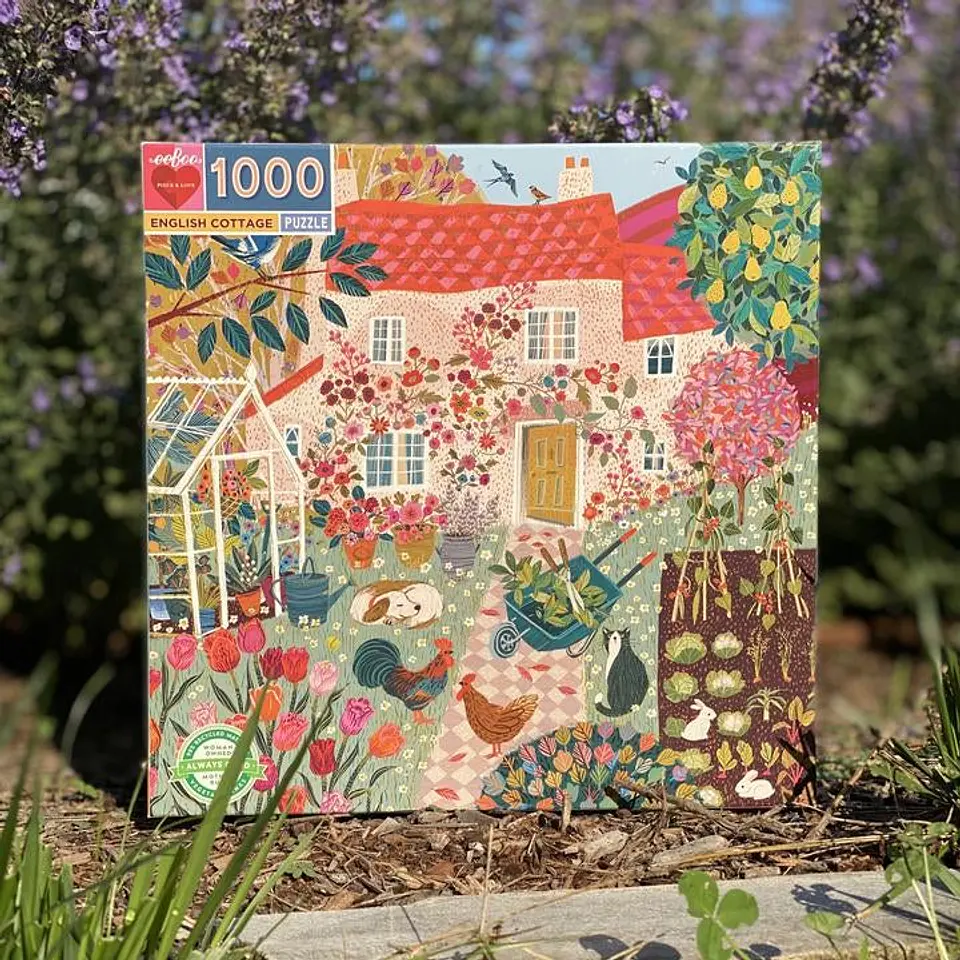 Puzzle English Cottage 1.000 piezas  3