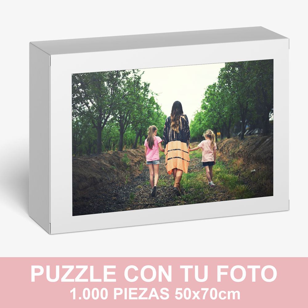 tormenta siglo Folleto Puzzle personalizado con tu foto 1.000 Piezas
