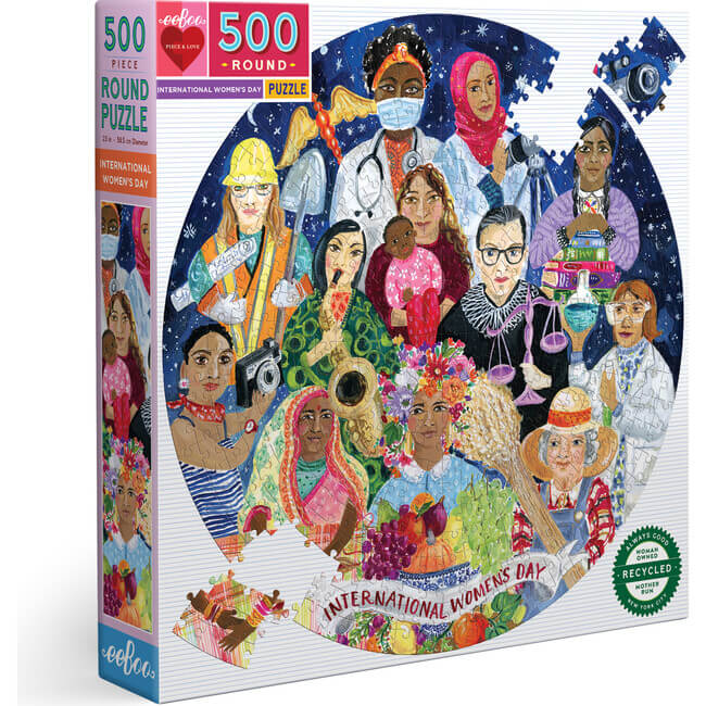 Puzzle Redondo International Women's Day 500 piezas 1