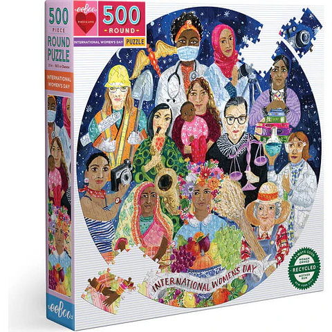 Puzzle Redondo International Women's Day 500 piezas