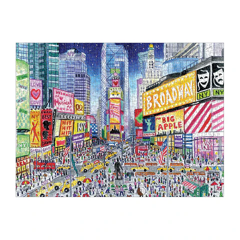 Puzzle Time Square By Michael Storrings 1.000 piezas