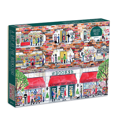 Puzzle A day at the Bookstore By Michael Storrings 1.000 piezas