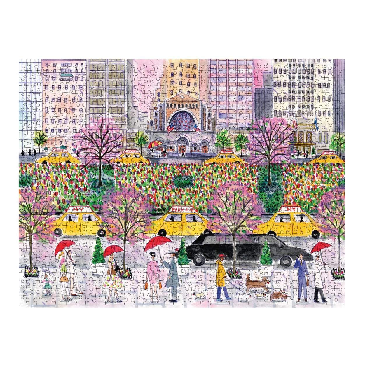 Puzzle Spring on Park Avenue By Michael Storrings 1.000 piezas 2