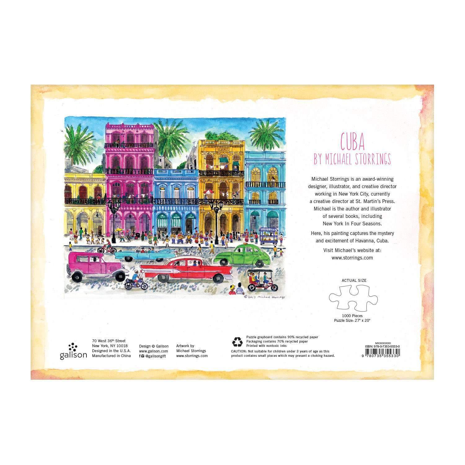 Puzzle Cuba By Michael Storrings 1.000 piezas 4