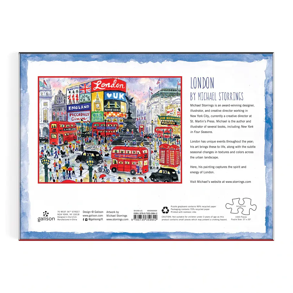 Puzzle London By Michael Storrings 1.000 piezas 4