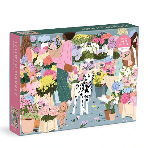 Puzzle Flower Market 1.000 piezas