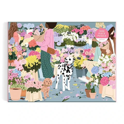 Puzzle Flower Market 1.000 piezas