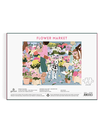 Puzzle Flower Market 1.000 piezas