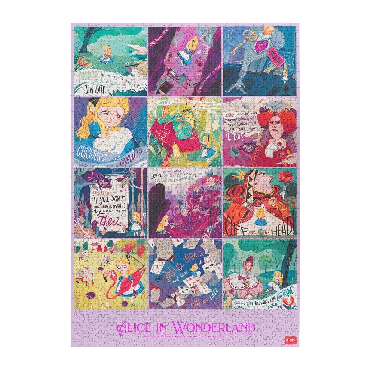 Puzzle Alice in Wonderland Vintage Memories 1.000 Piezas 2