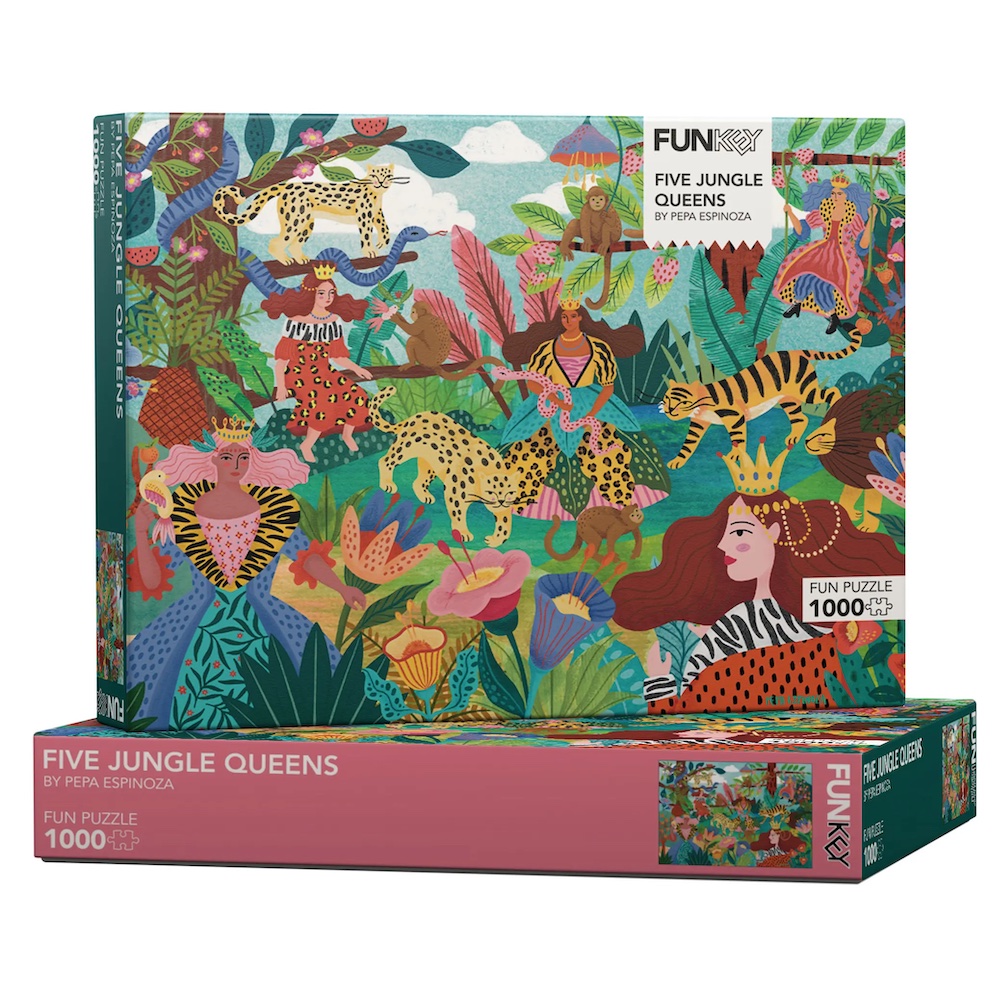 Puzzle Five Jungle Queens 1000 piezas 1