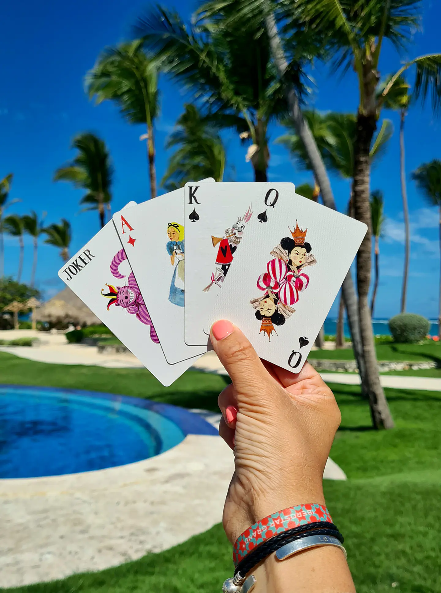 Juego de naipes Queen of Hearts 5