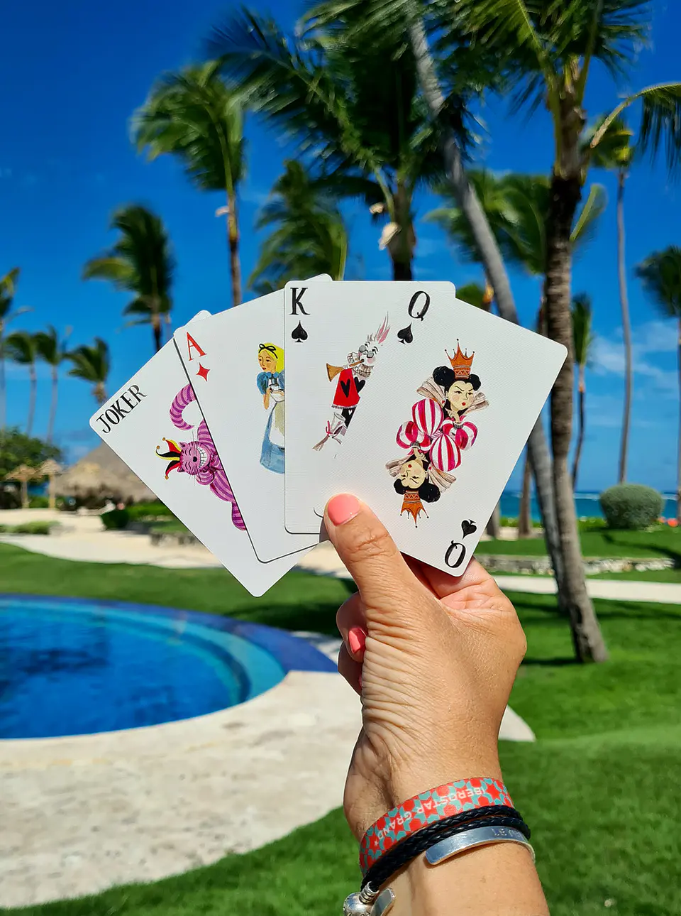 Juego de naipes Queen of Hearts 5