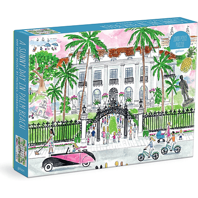 Puzzle A Sunny Day in Palm Beach Michael Storrings 1.000 piezas