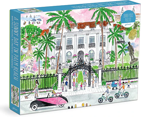 Puzzle A Sunny Day in Palm Beach Michael Storrings 1.000 piezas
