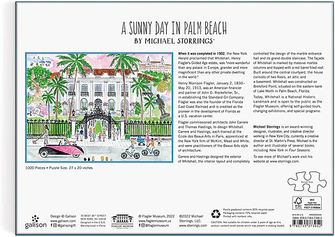Puzzle A Sunny Day in Palm Beach Michael Storrings 1.000 piezas