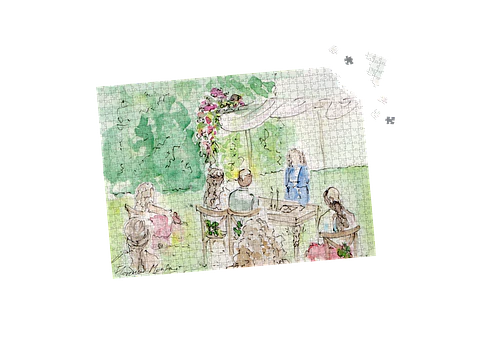 Puzzle con tu foto ilustrada por Florencia Montané 500pcs.