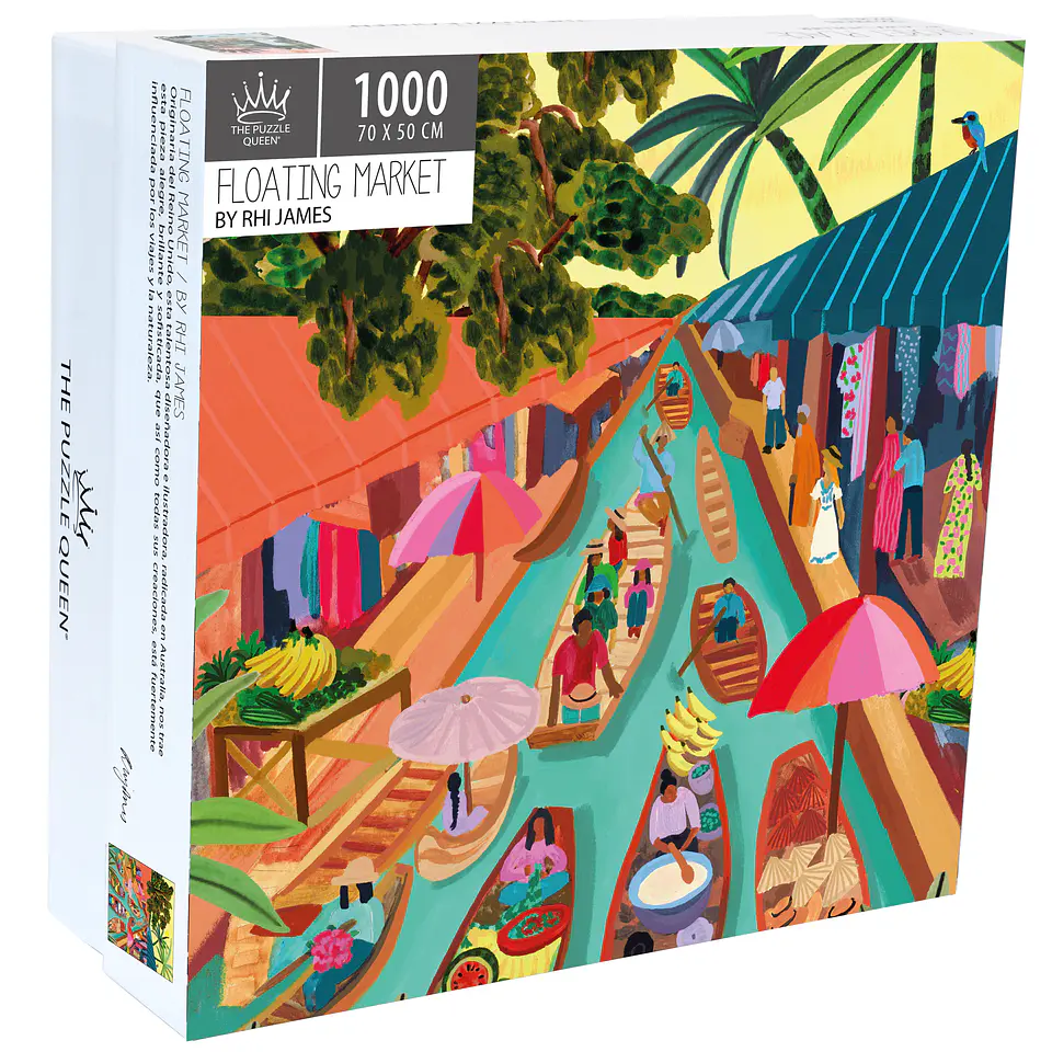 Puzzle Floating Market 1.000 piezas - OPEN BOX 1