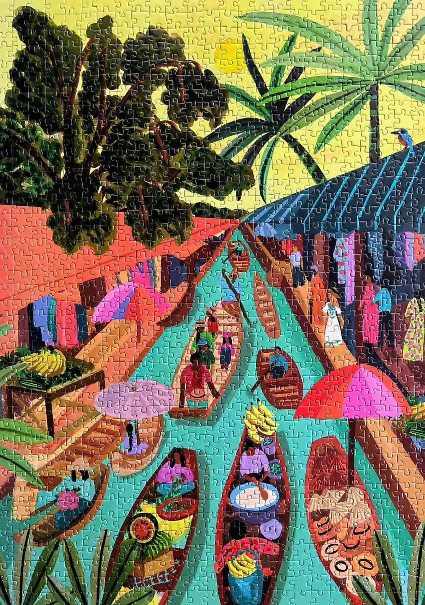 Puzzle Floating Market 1.000 piezas - OPEN BOX 2