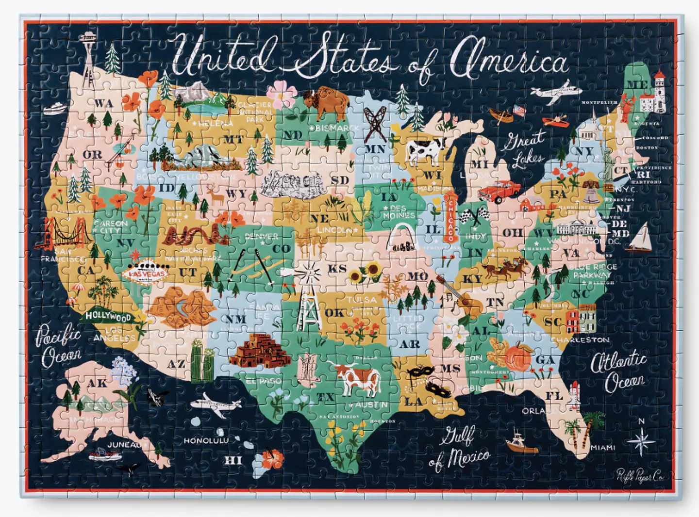 Puzzle American Road 500 piezas - OPEN BOX 2