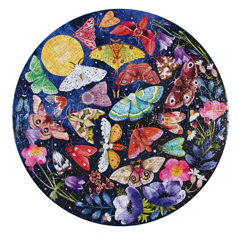 Puzzle redondo Moths 500 piezas