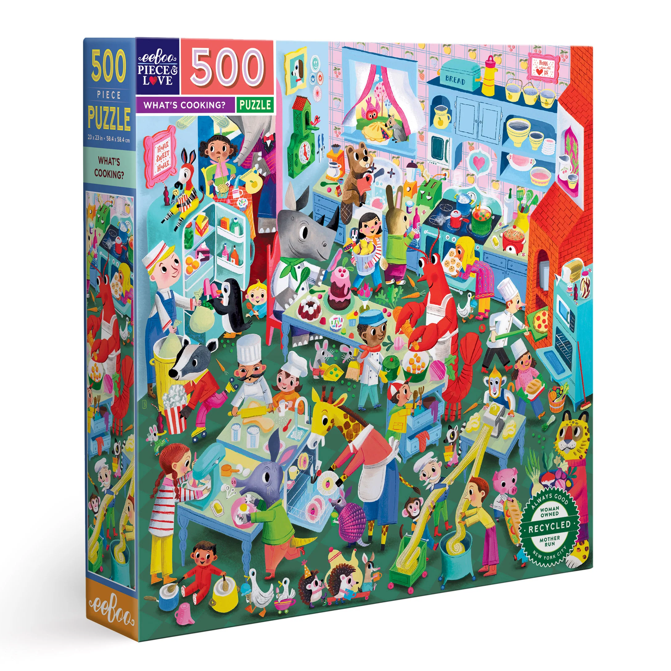 Puzzle cuadrado What´s Cooking 500 piezas 1