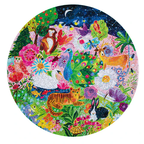 Puzzle redondo Garden Sanctuary 500 piezas