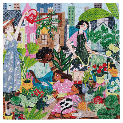 Puzzle cuadrado Rooftop Garden 500 piezas