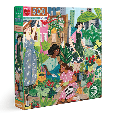 Puzzle cuadrado Rooftop Garden 500 piezas