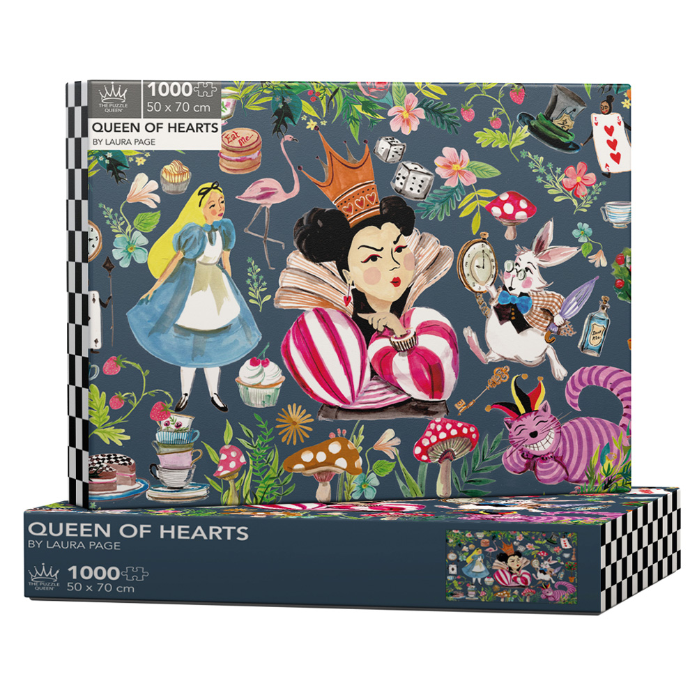 Puzzle Queen of Hearts 1000 piezas 1