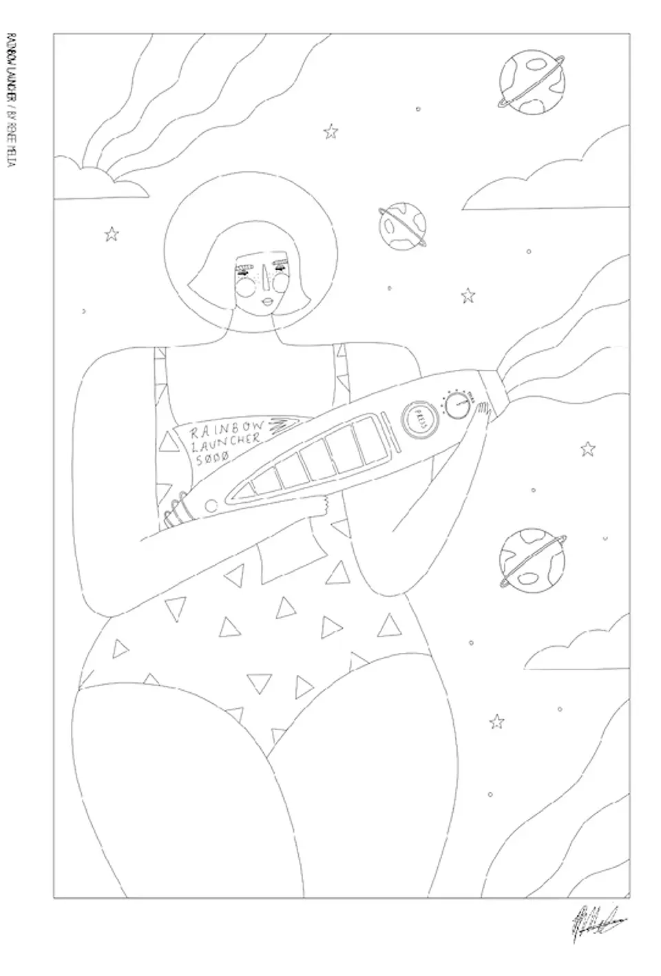Libro para colorear Travel Size Queens of The World 15