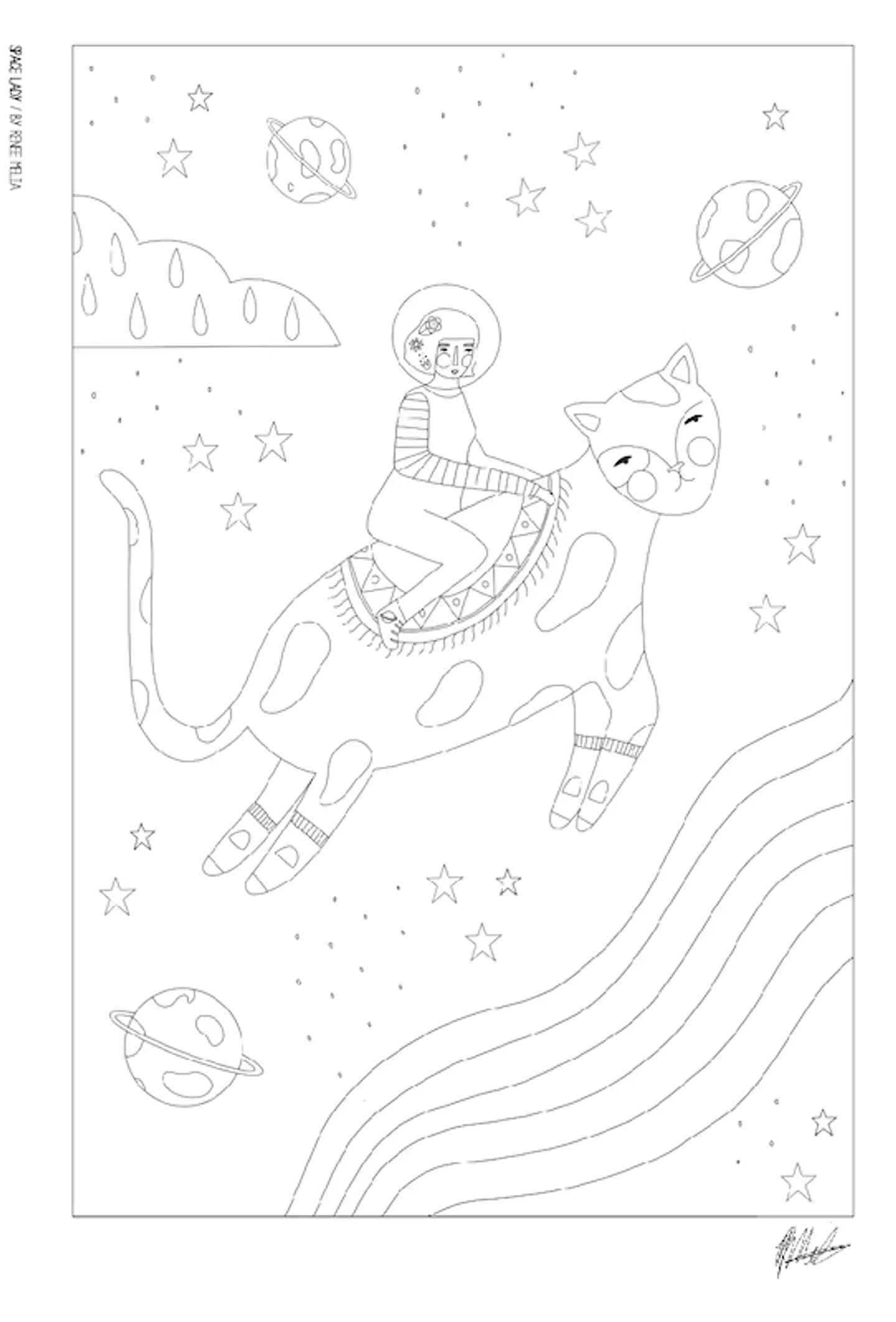 Libro para colorear Travel Size Queens of The World 18