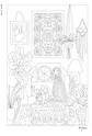 Libro para colorear Travel Size Queens of The World - Miniatura 20