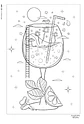 Libro para colorear Travel Size Queens of The World - Miniatura 24