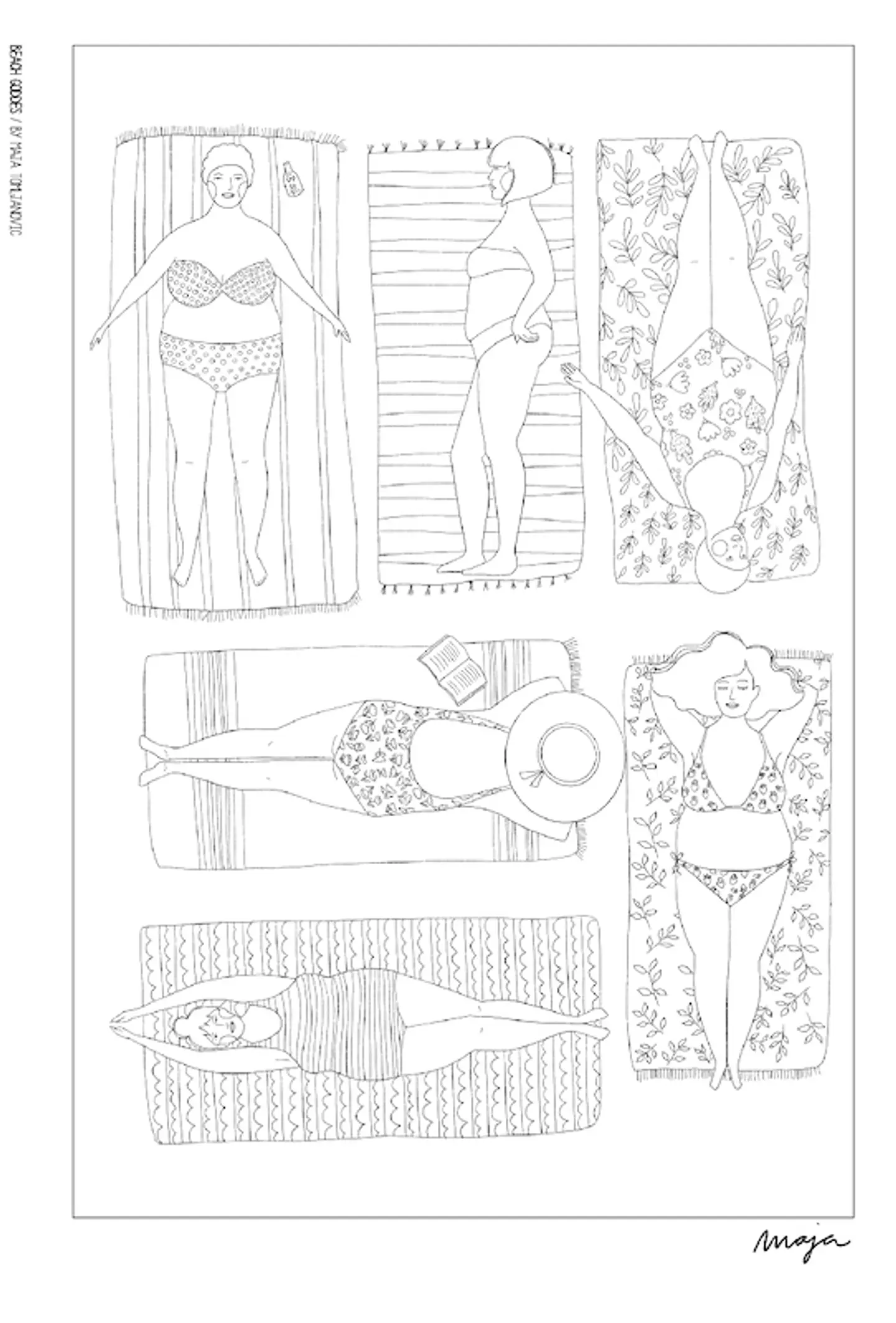 Libro para colorear Travel Size Queens of The World 26