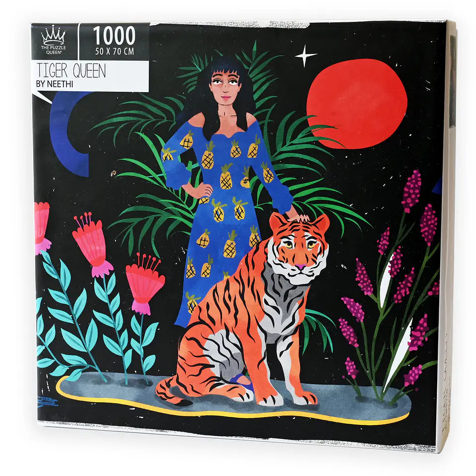 Puzzle Tiger Queen 1.000 piezas - OPEN BOX 3