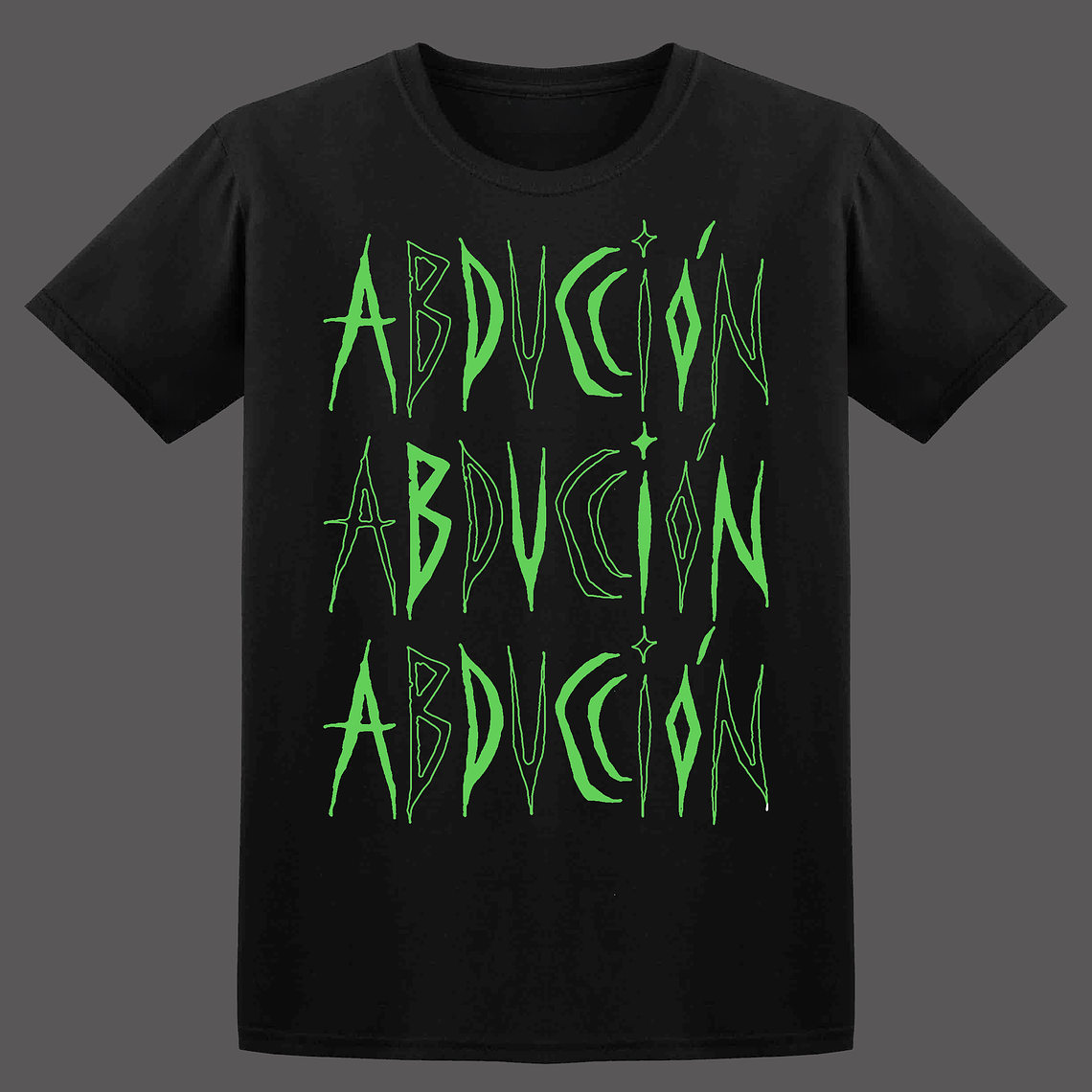 Polera Abducción - Logo - Verde 1
