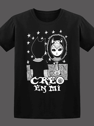 Polera Sad Studio - Creo en Mi - Negra 