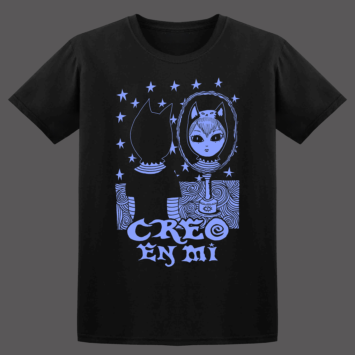 Polera Sad Studio - Creo en Mi - Negra y Azul 1