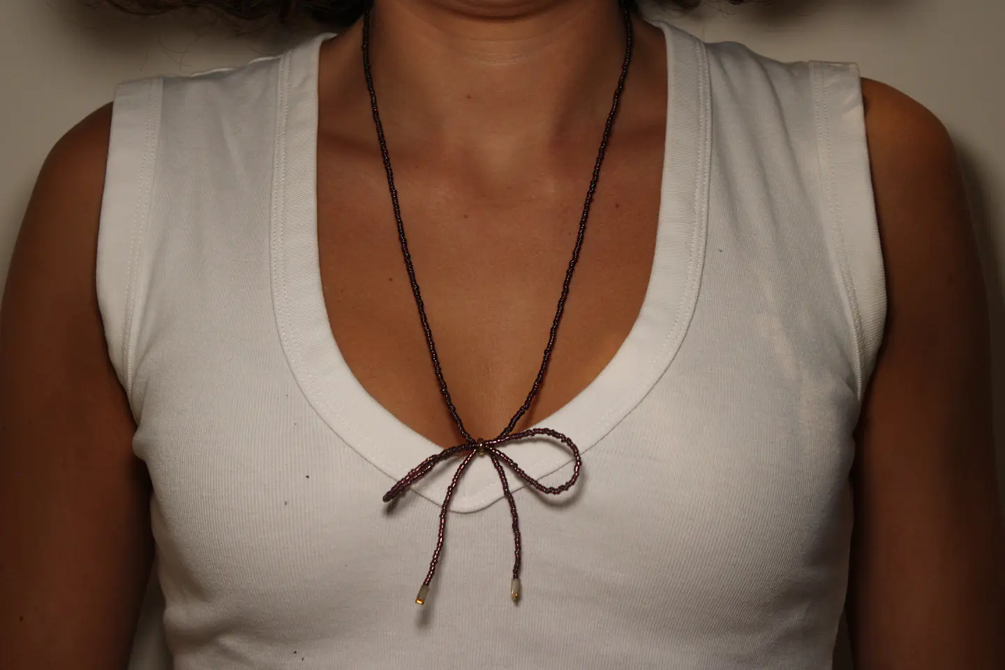 COLLAR MOÑO MORADO  2
