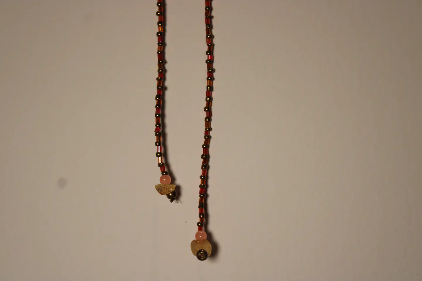 COLLAR NARANJA, ROSA Y ORO 2