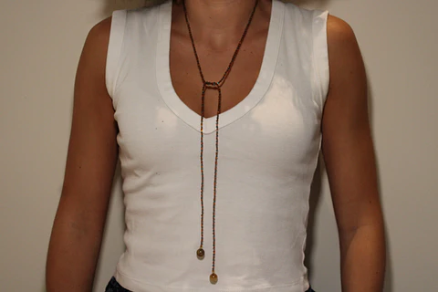 COLLAR AZUL Y NARANJA