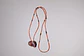 COLLAR NARANJA CON REGRO Y MORADO - Miniatura 2